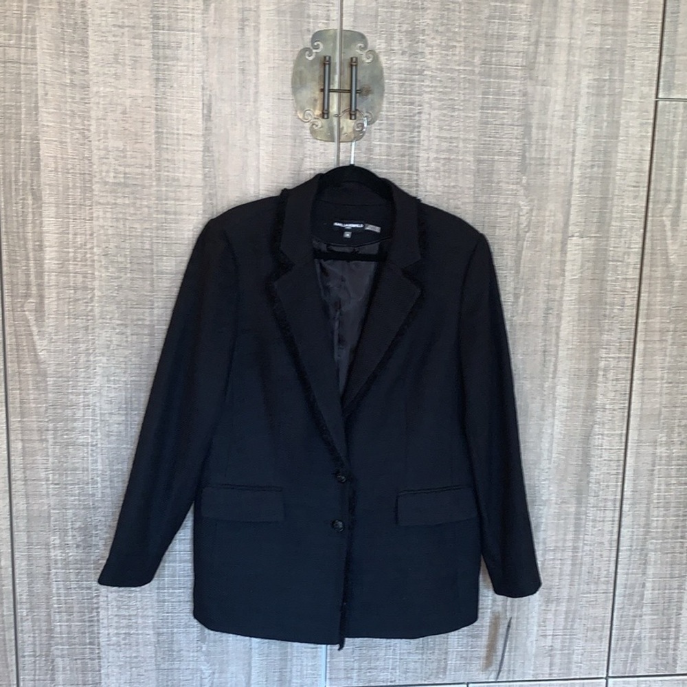 Karl Lagerfeld‎ París Tweed Blazer
